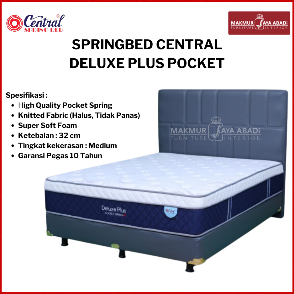 Springbed Central Deluxe Plus Pocket / Springbed Deluxe Plus Pocket Central / Springbed Central