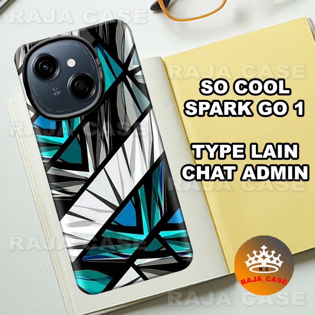 (RC2) Case hp Tecno Spark Go1/Motif Abstrak/case hologram Tecno Spark Go1/case imd Tecno Spark Go1/c