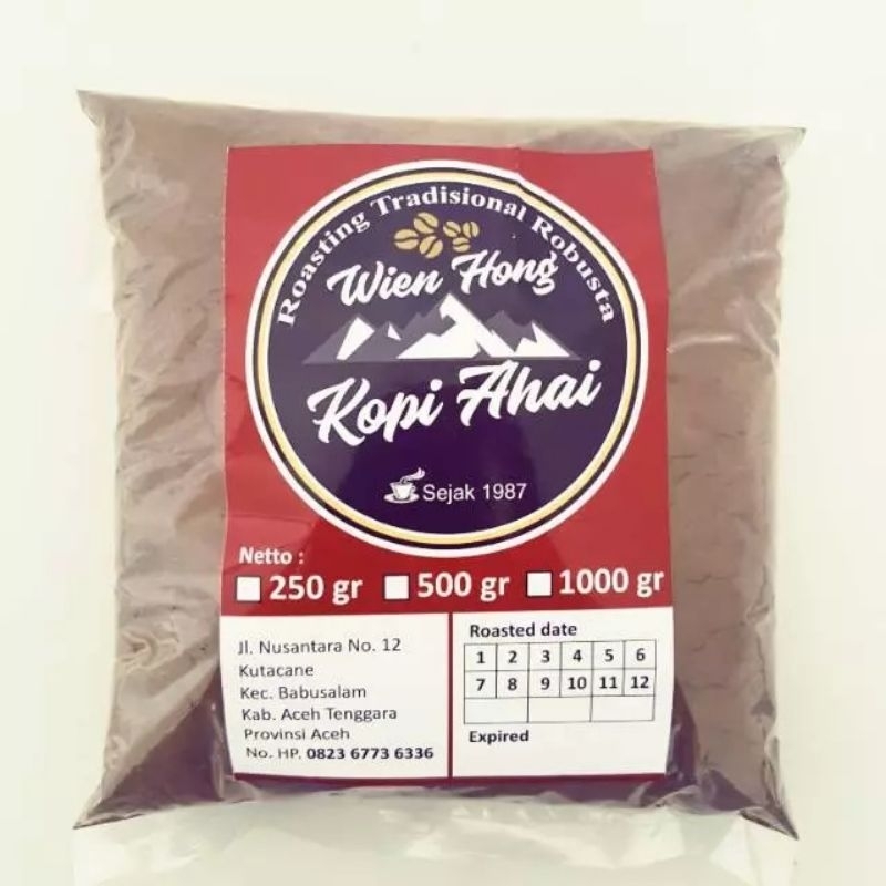 

KOPI AHAI KHAS KUTACANE ( ROBUSTA)