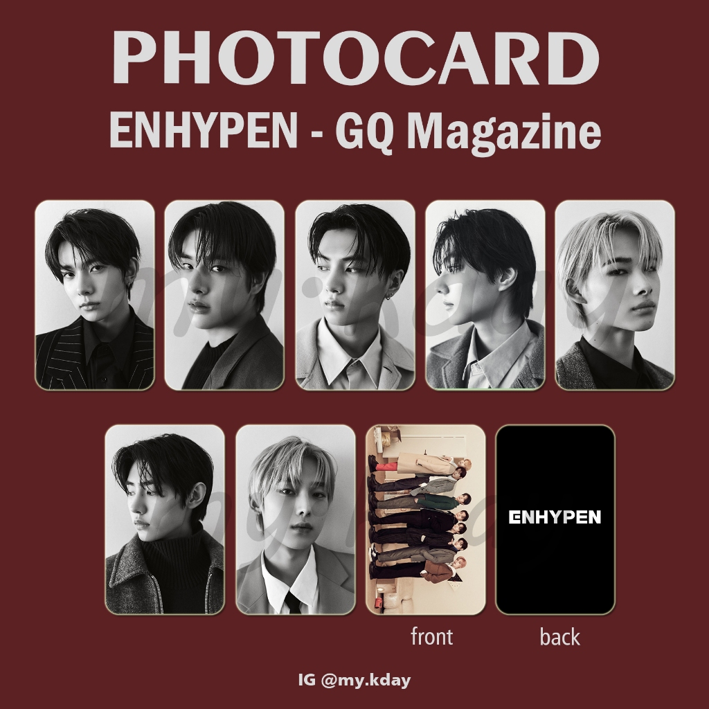 PC-0706, Unofficial Photocard ENHYPEN G Q 2 sisi