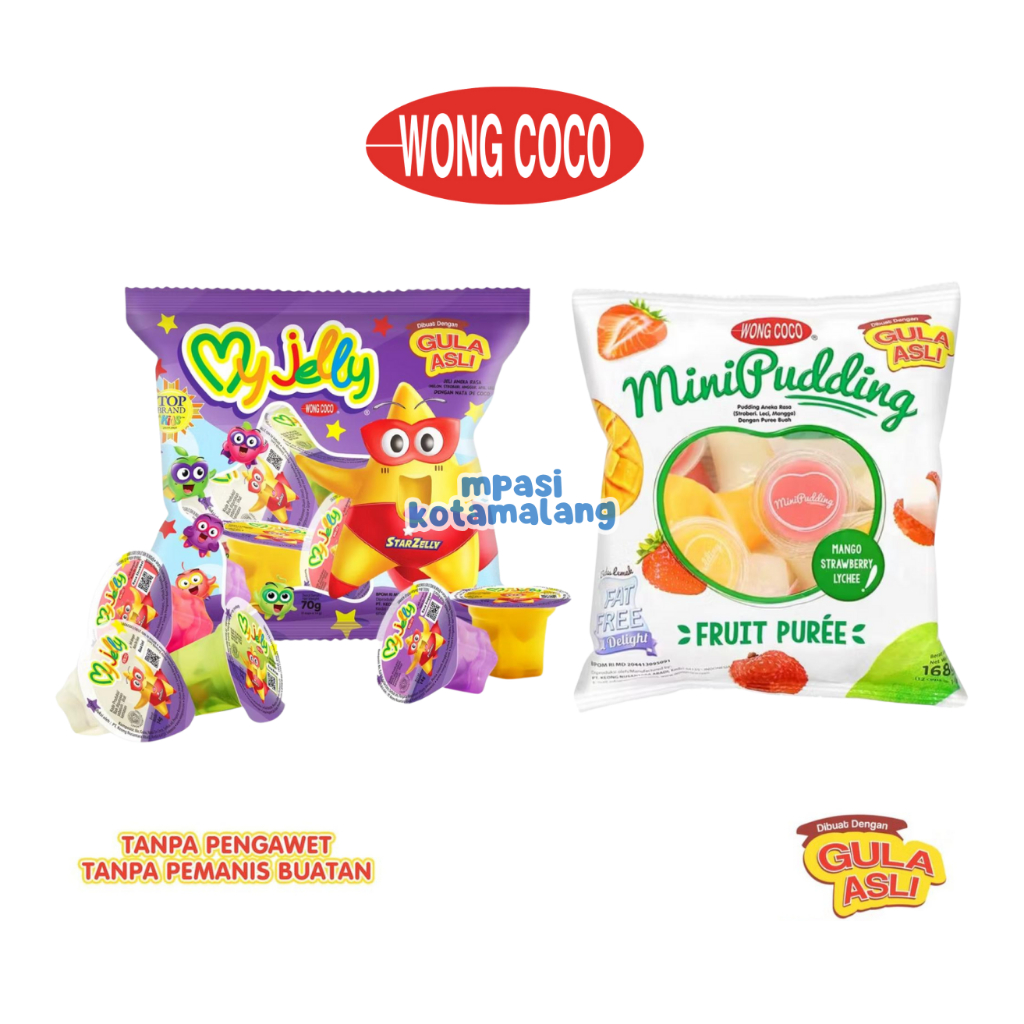 

12+ WONG COCO MY JELLY 70G/ MINI PUDDING 168G JELLY PUDDING ANAK