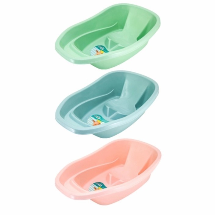 Jolang Anak Bayi Bak Ember Tempat Mandi Plastik Tebal dengan Dudukan (KHUSUS INSTANT) Bandung Cimahi