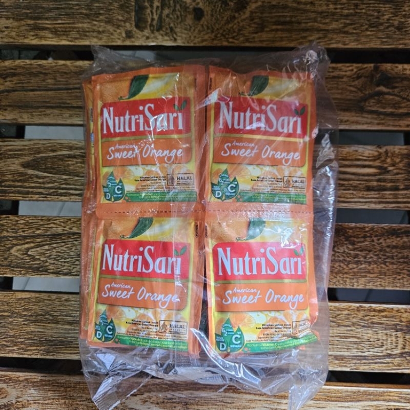 

Nutrisari rasa Jeruk Peras / Jeruk Amerika per pak