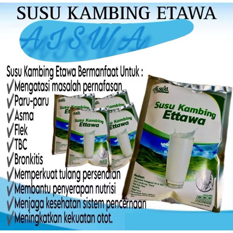 

DAPAT 5pcs SUSU KAMBING ETAWA AISWA PLATINUM ORIGINAL