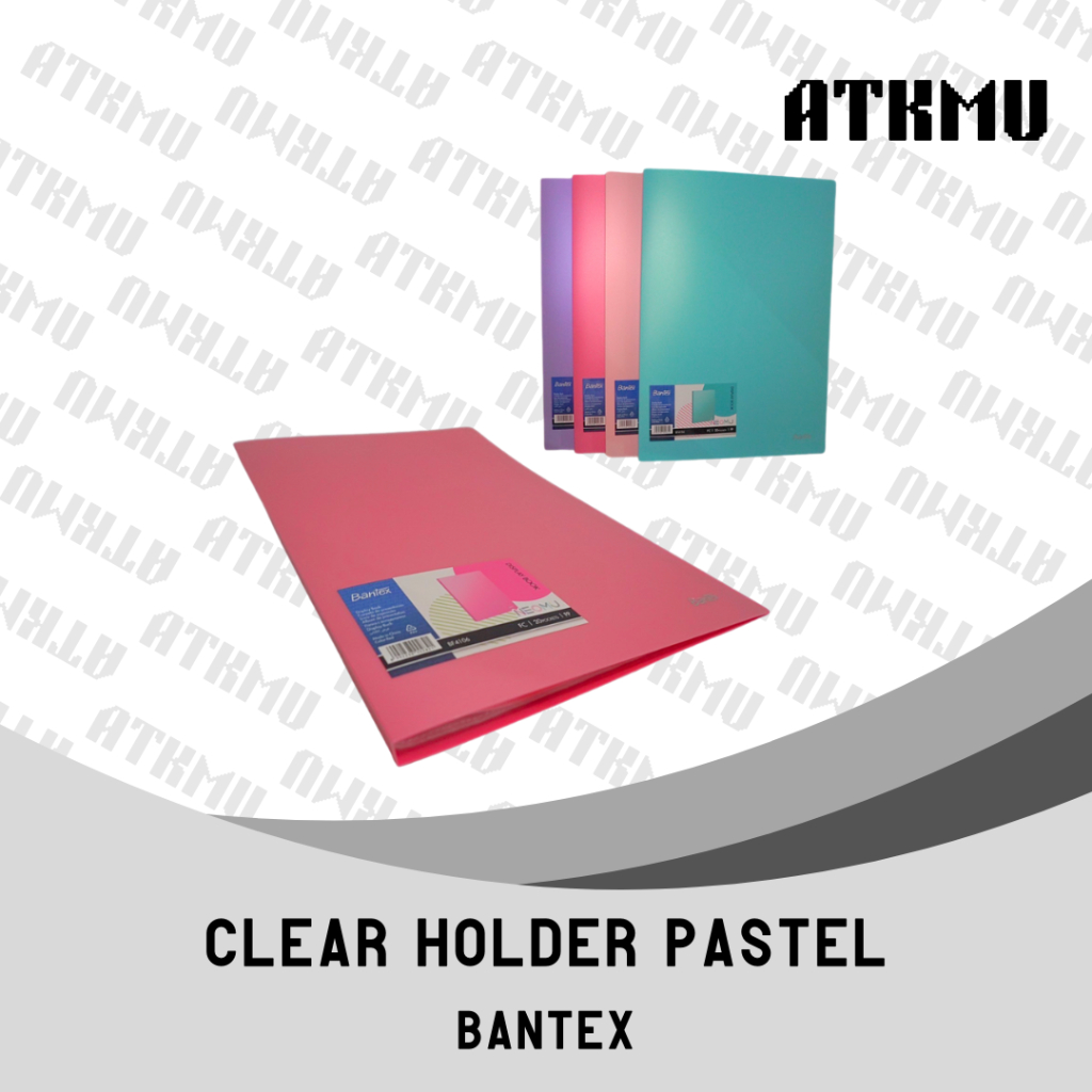 

Clear Holder Bantex Warna Pastel BF4106