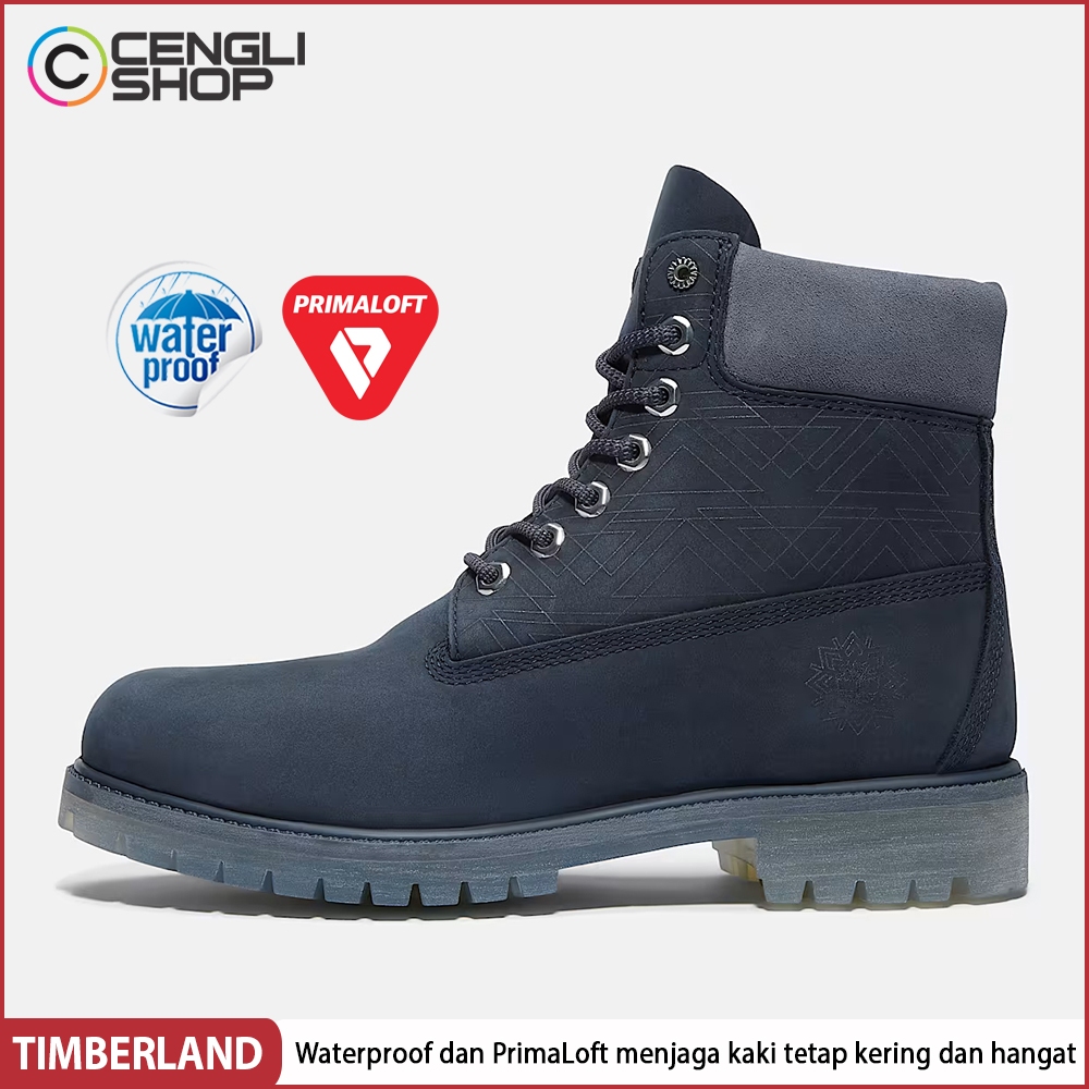 SEPATU TIMBERLAND BOOT PRIA ORIGINAL BOOTS KULIT ASLI ORI WATERPROOF PRIMALOFT HIKING WINTER TM09