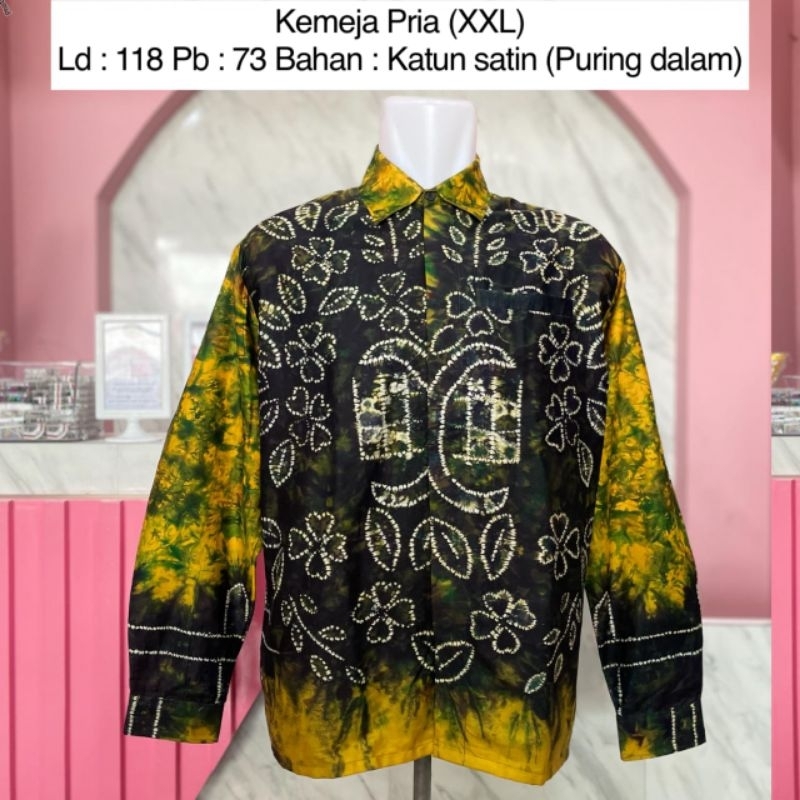 kemeja sasirangan pria