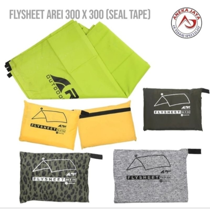 FLYSHEET AREI 3x3  (SEALER TAPE)