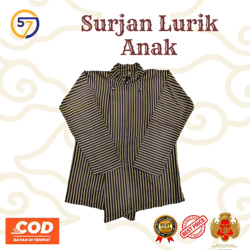 SURJAN LURIK ANAK I BAJU JAWA I LURIK JAWA I LURIK PREMIUM