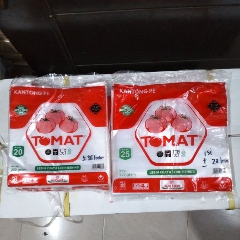 PLASTIK KRESEK HD PEX tomat15/  20 / 25 kantong tomat top brand