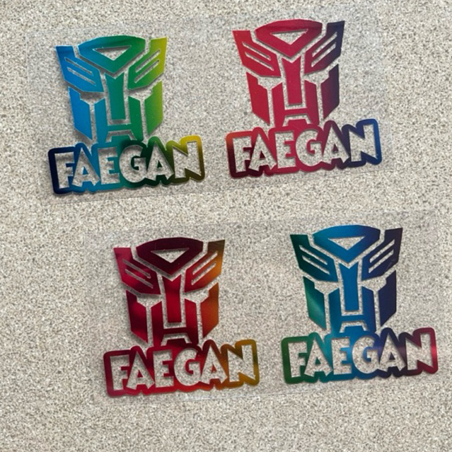 

Stiker Baju / Kain / Iron label Character Karakter Hologram