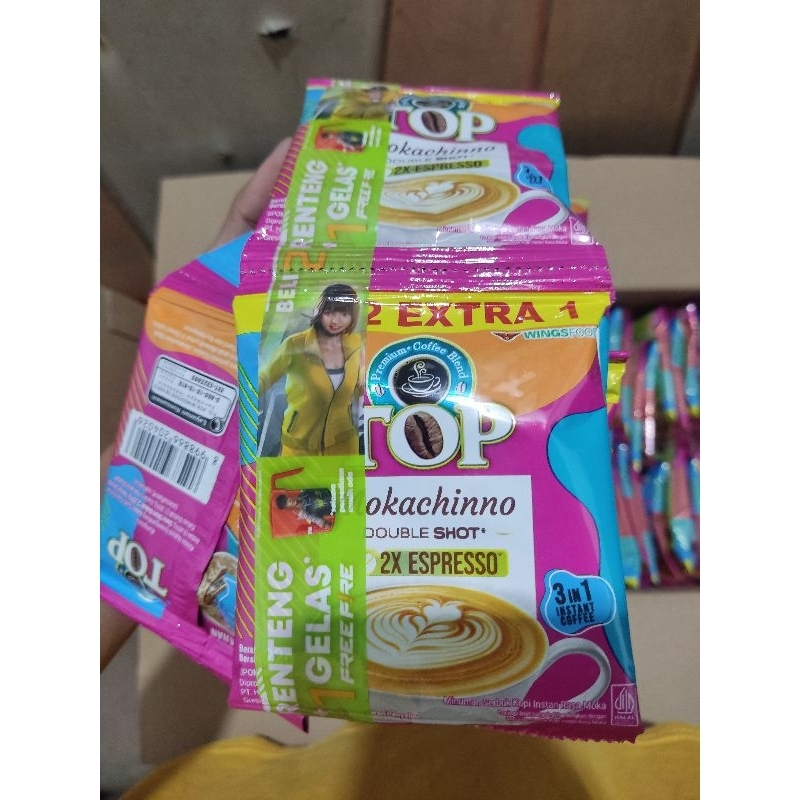 

Top Kopi Moccacino 30g 1 dus isi 12 Renteng