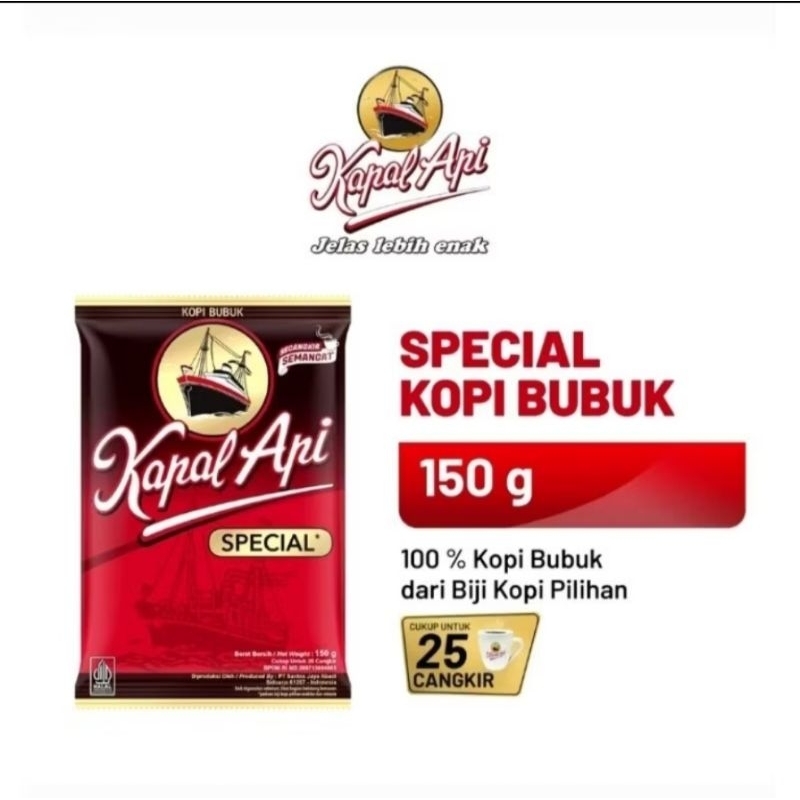 

PROMO [ kopi kapal api 150gram ]