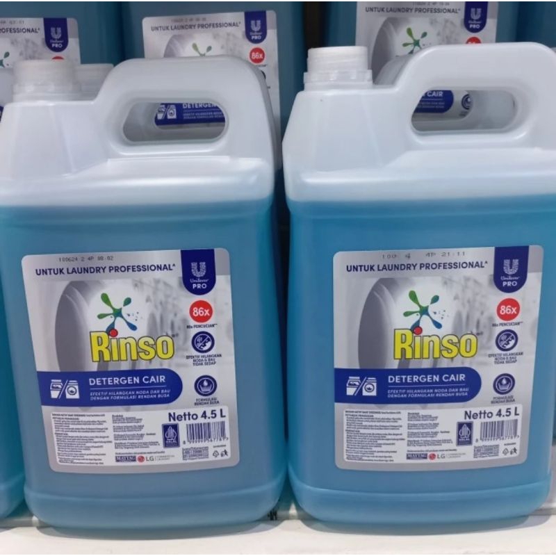 Rinso Deterjen Cair Profesional 4.5L/jerigen