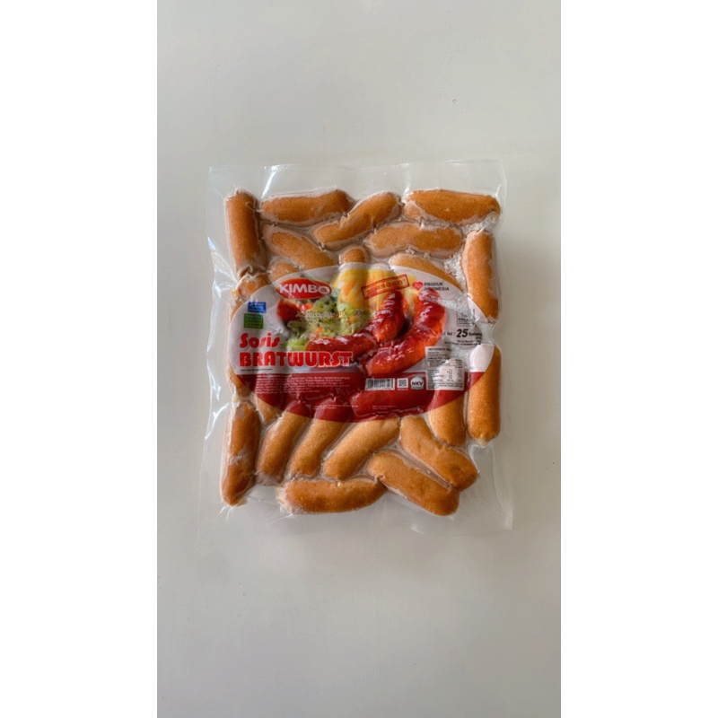 

Kimbo sosis bratwurst 450 gr isi 25 pcs
