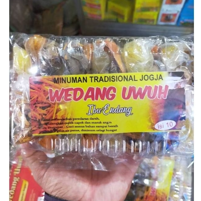 

Wedang uwuh - wedang uwuh Bu endang - wedang uwuh Jogja - isi 10 - mencegah dan mengobati masuk angin - meningkatkan kekebalan tubuh - oleh-oleh Jogja