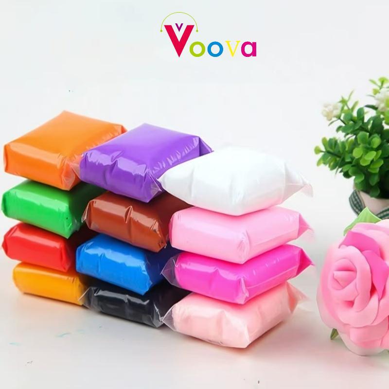 

VOOVA Clay Mainan Edukasi Lilin Anak Clay isi 12 Warna Mainan Anak isi 12pcs Polymer Clay 12 pcs