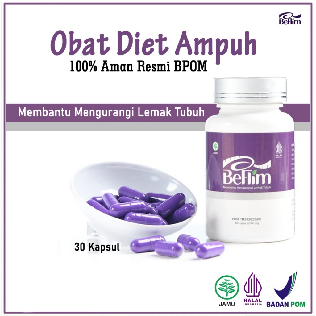 Beflim Isi 30 Kapsul Resmi Izin BPOM