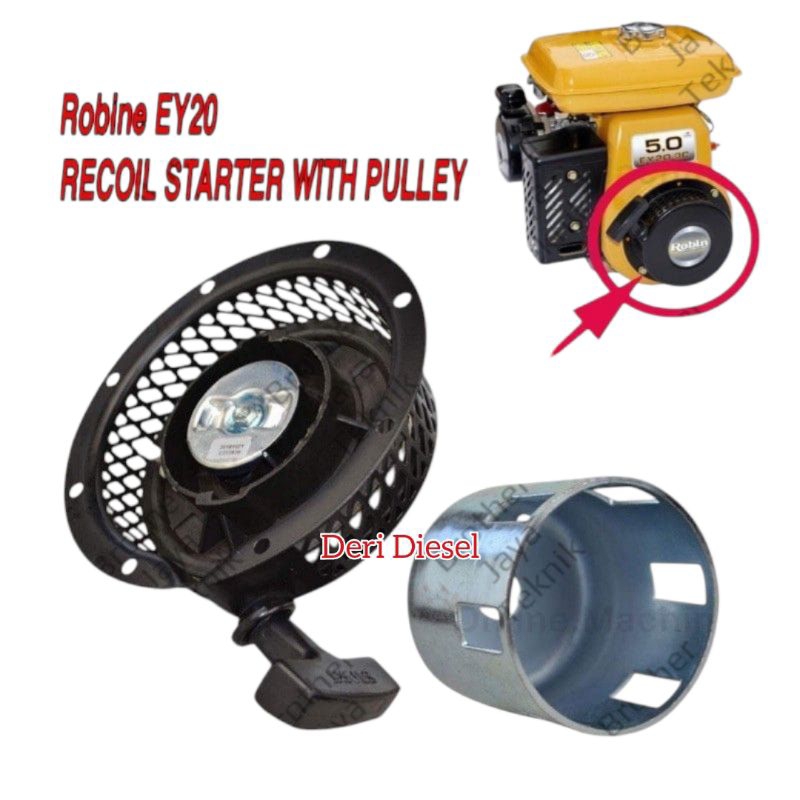ey20 recoil starter mesin Robin 5pk tarikan mesin Robin EY 20