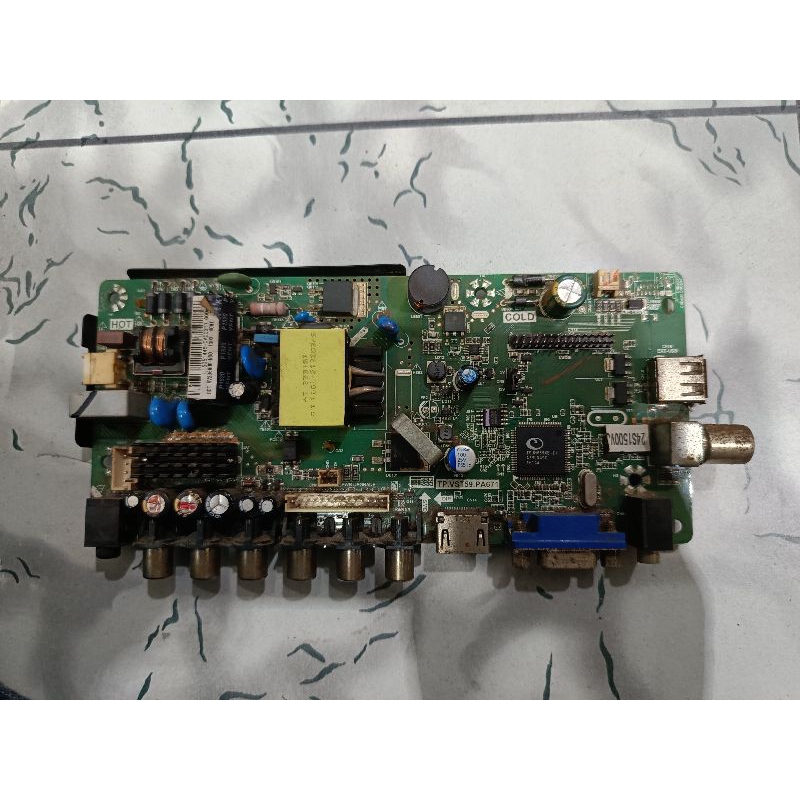 mesin tv toshiba 24S2500VJ mainboard tv led