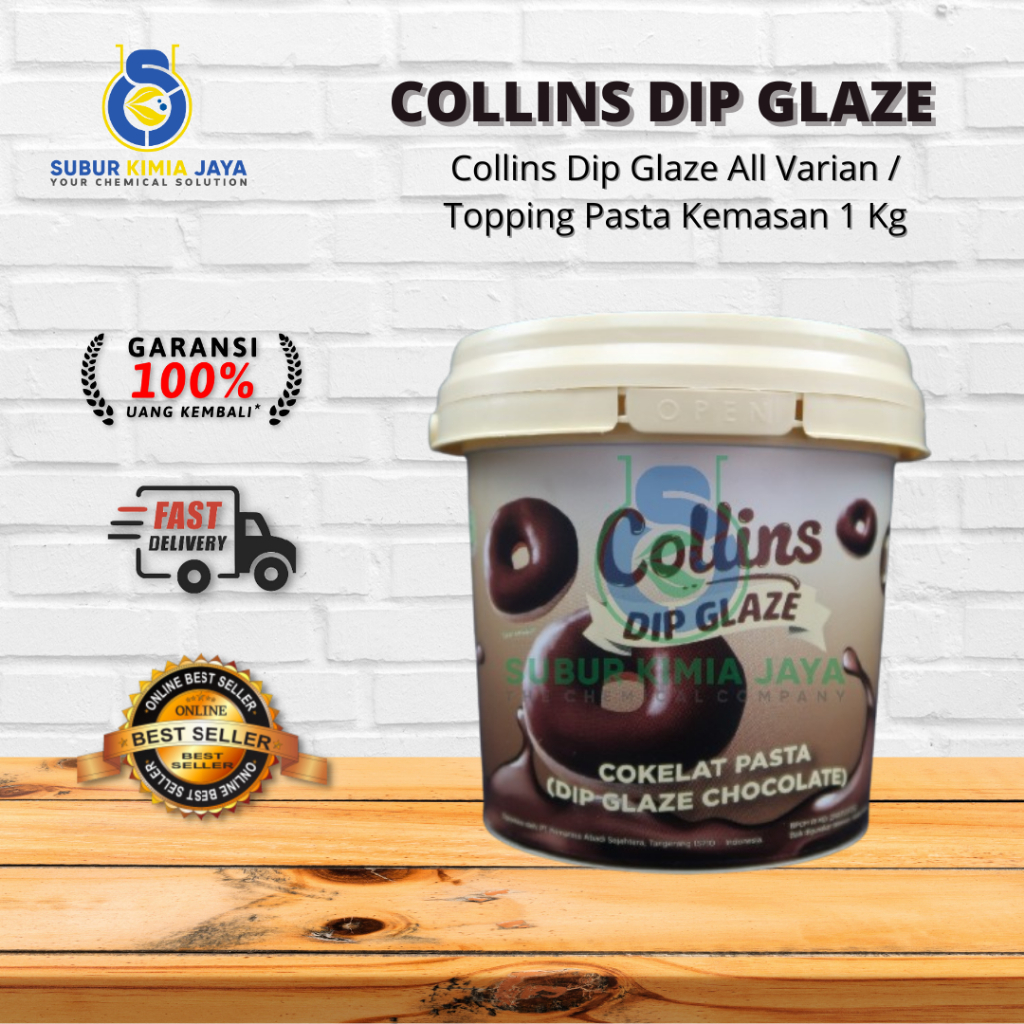 

PROMO! Collins Dip Glaze 1Kg All Varian / Topping Pasta