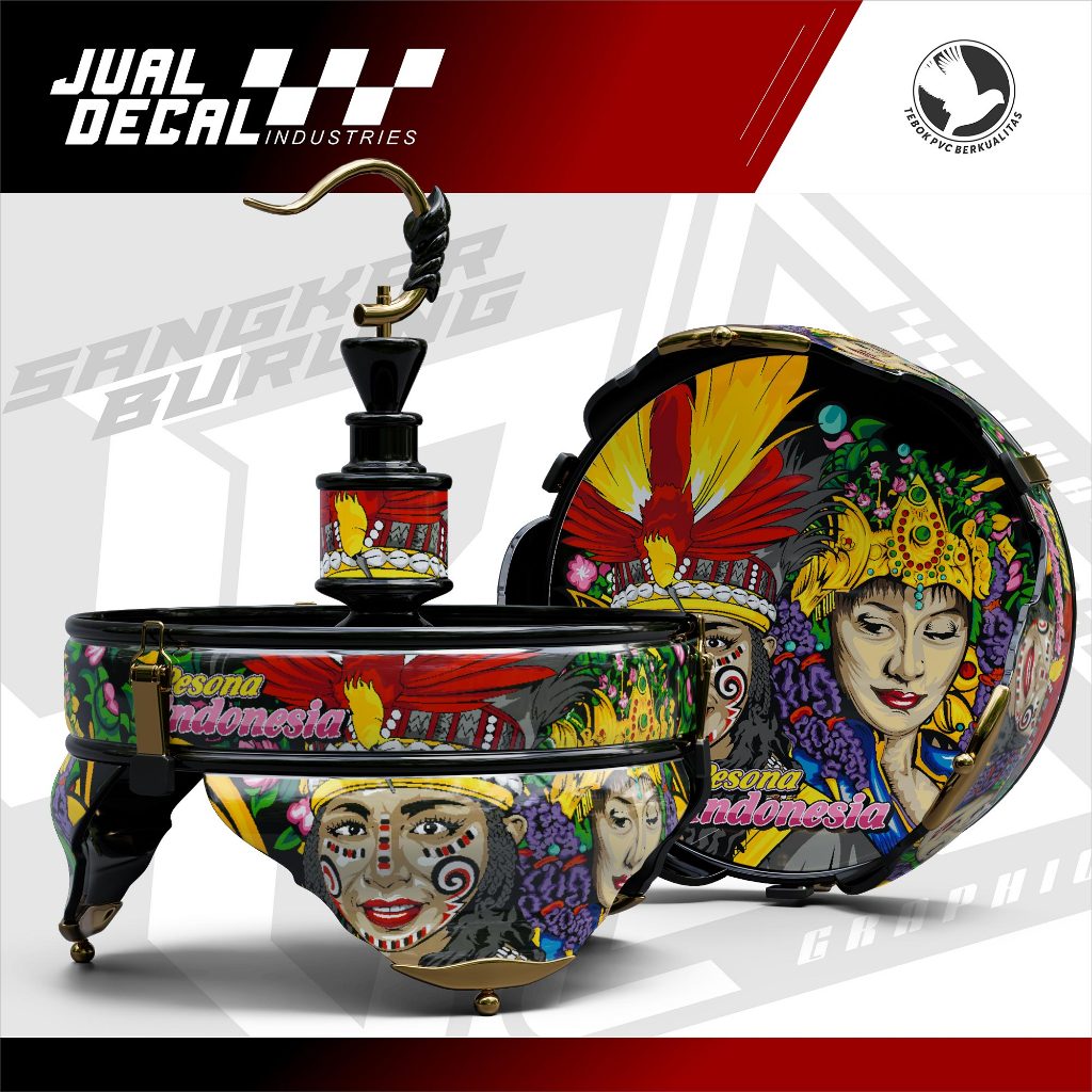 Stiker Sangkar Lovebird Batman Pleci Helopet SANGKAR PESONA INDONESIA Decal Tebok Custom Variasi