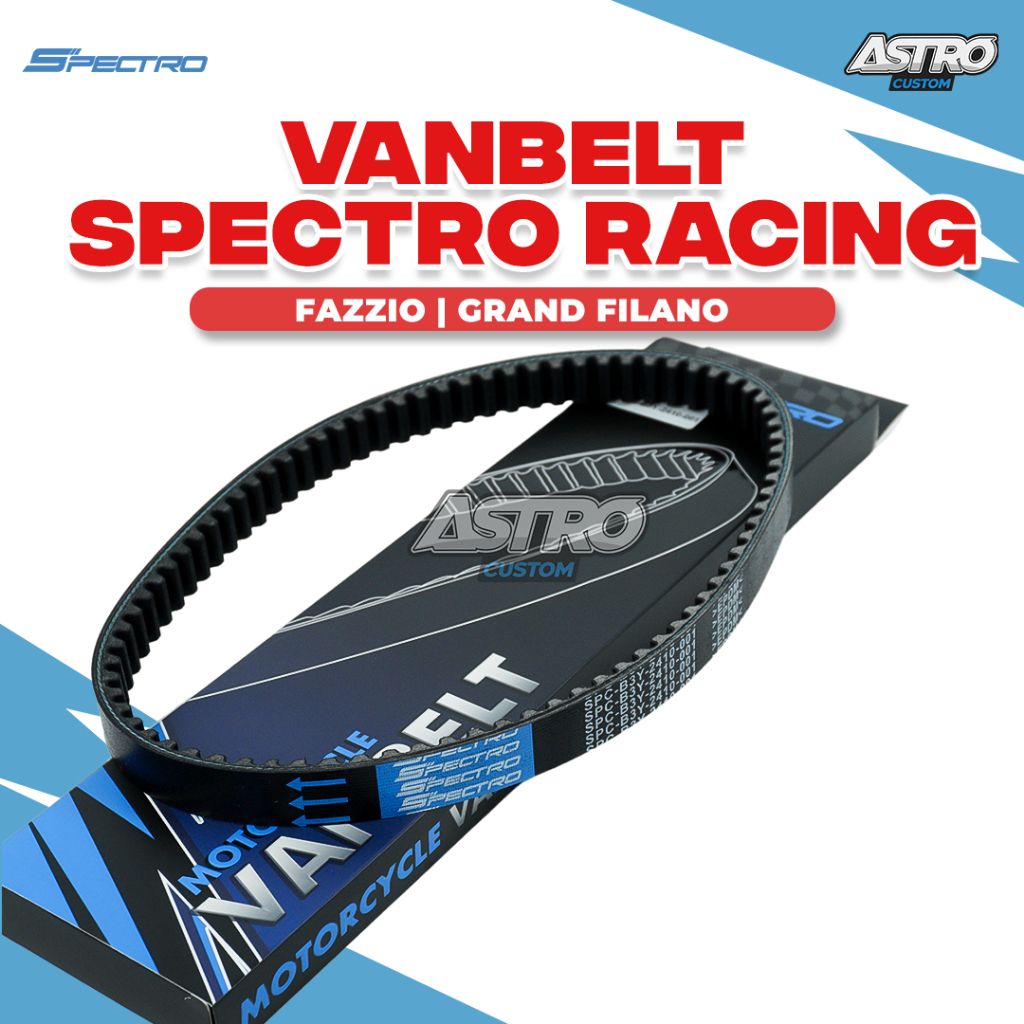 Spectro Vanbelt Fazzio Grand Filano Mio M3 Fino 125 Nmax Vario 125 150 PCX ADV 160 Vbelt CVT Racing