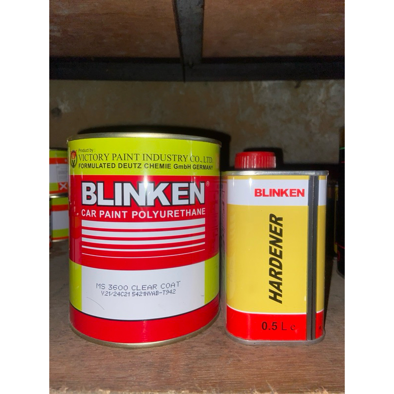 (BISA DINARIKAN PILOX) VERNIS CLEAR COAT BLINKEN MS 3600 clear Coat 1.5 liter