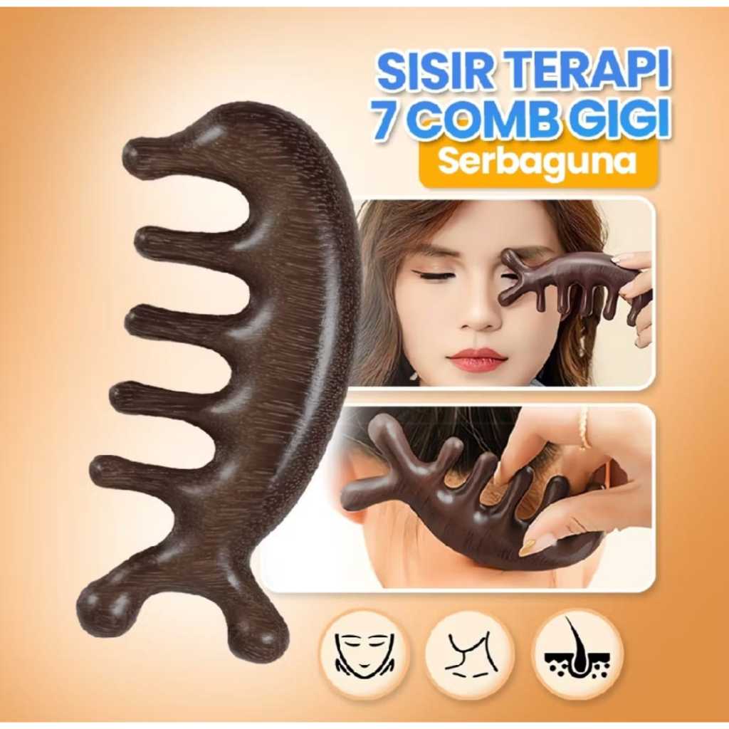 ORI PREMIUM Sisir Serbaguna Pijat Rambut Kepala Leher Bahu Jidat