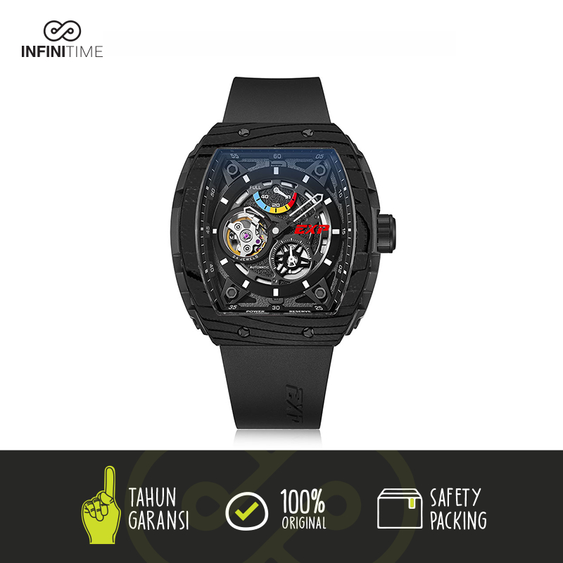 Jam Tangan Expedition 6782 E6782 Full Black Carbon Free Strap Obeng LIMITED EDITION
