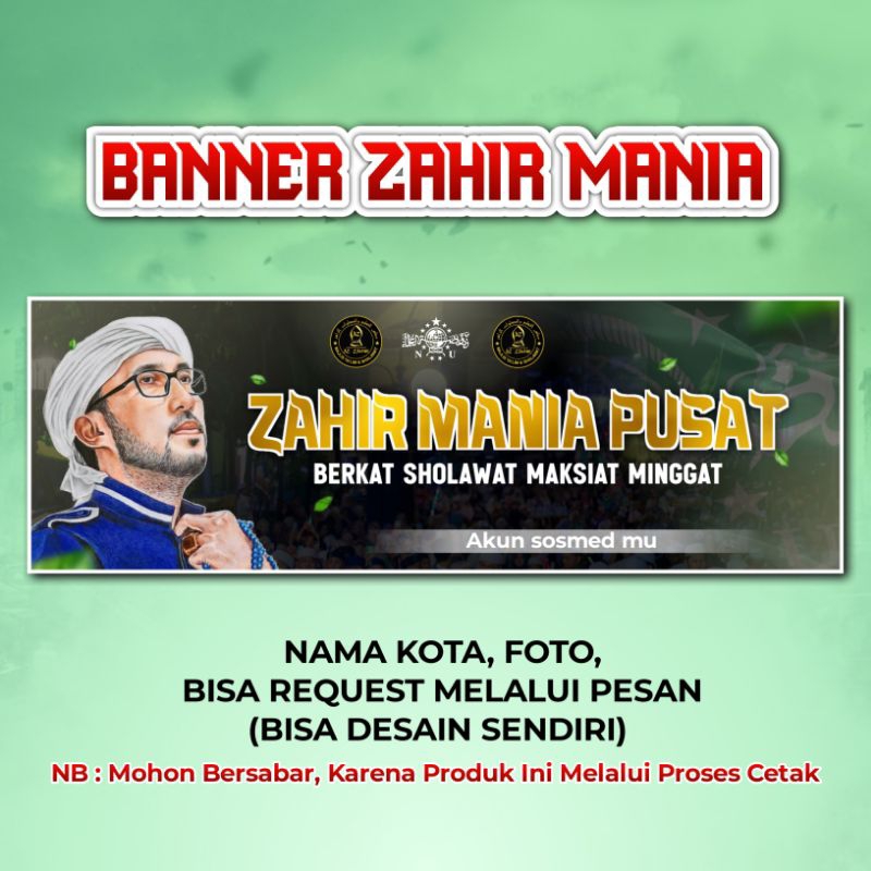 BANNER ZAHIR MANIA