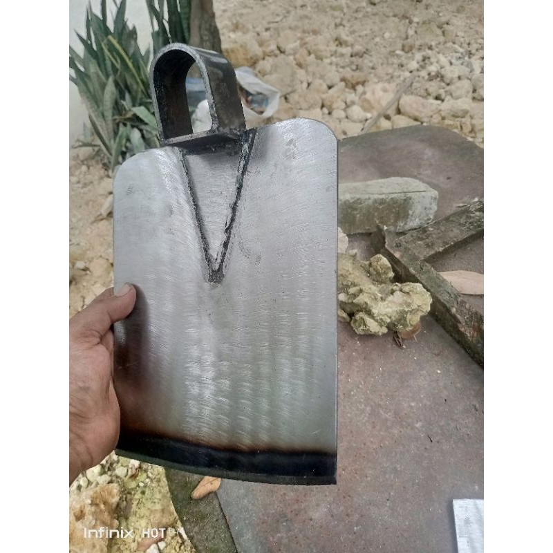 cangkul baja besar pacul sawah original baja