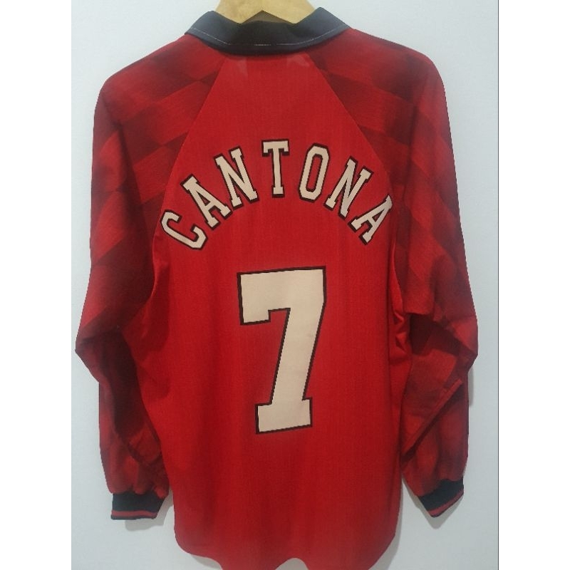 Original Jersey Home MU Cobra LS Musim 1997-1998 Cantona 7