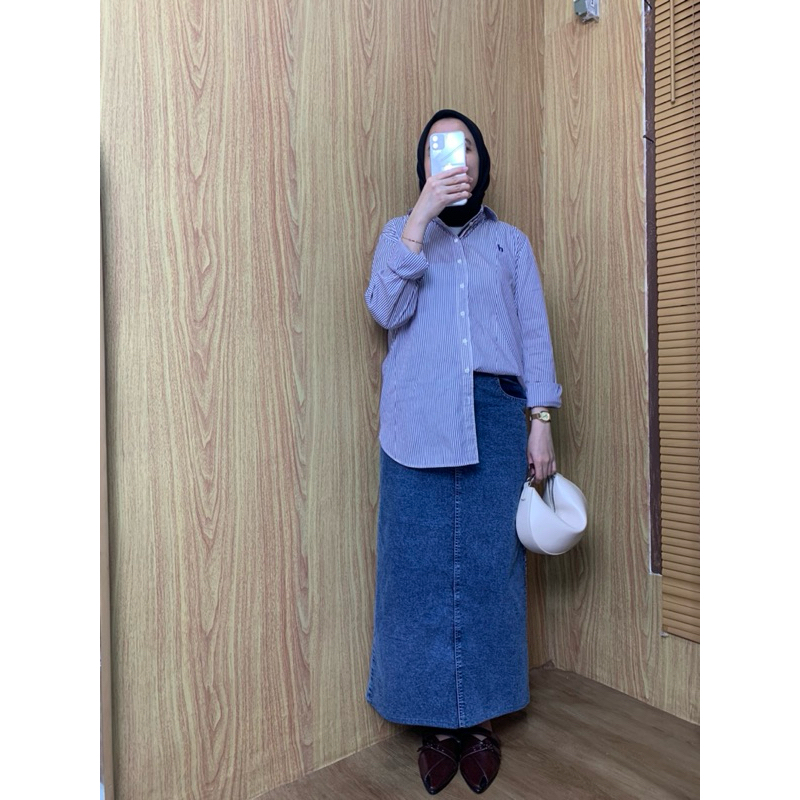 Kemeja Katun Salur Hazzys