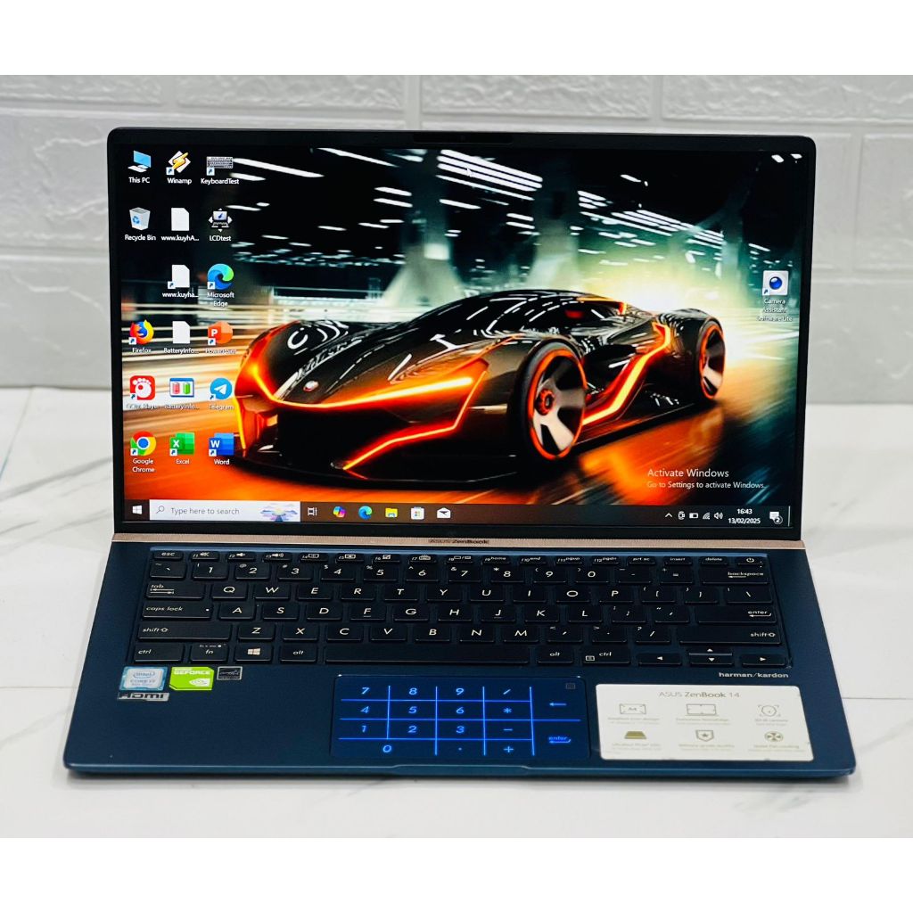 ASUS ZenBook UX433FN Core i7 Gen 8 NVIDIA GeForce MX150