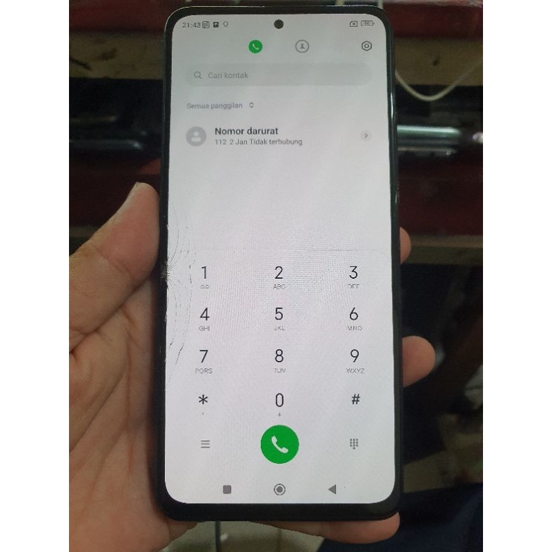 LCD REDMI NOTE 11 PRO 5G ORI COPOTAN AMOLED minus retak glas