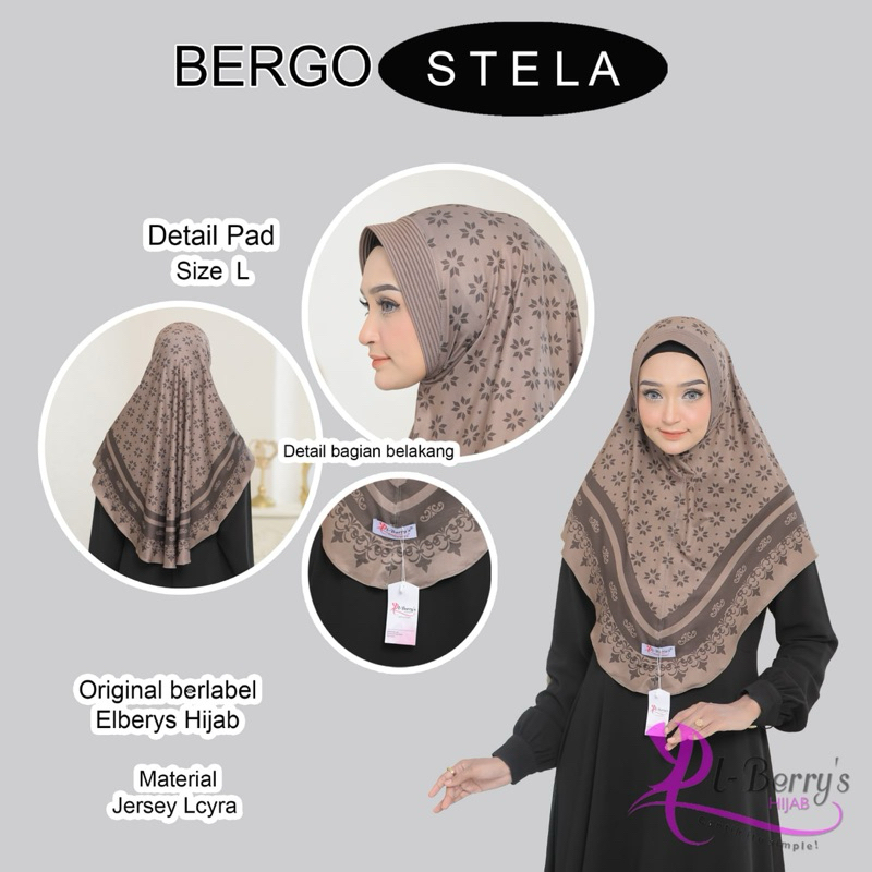 EL BERRYS STELLA // BERGO MOTIF STELLA BY EL BERRYS HIJAB