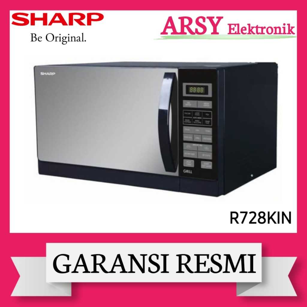 MICROWAVE SHARP 25LITER R728KIN/SHARP MICROWAVE 25LITER R728KIN GARANSI RESMI