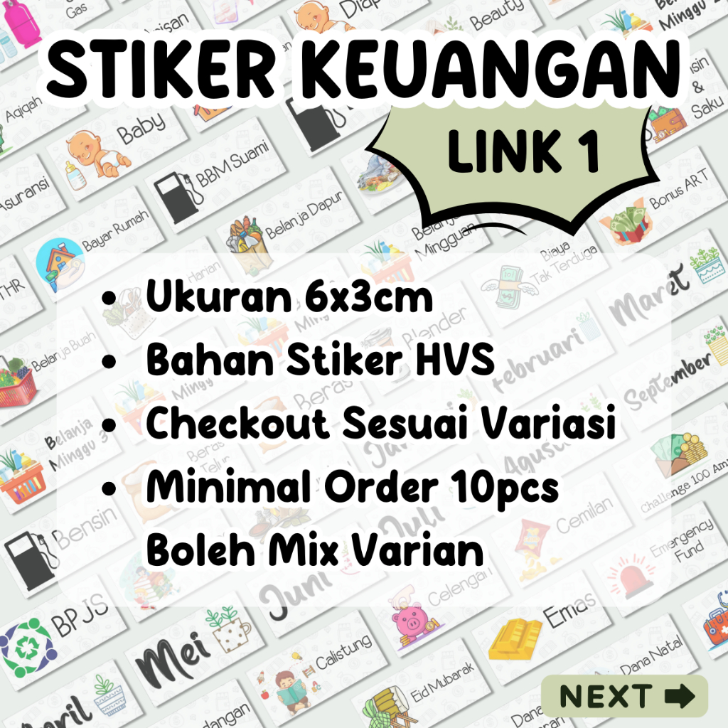

STIKER DOMPET KEUANGAN LINK 1 STIKER BUDGETING STIKER PENGATUR KEUANGAN STIKER DOMPET DISIPLIN