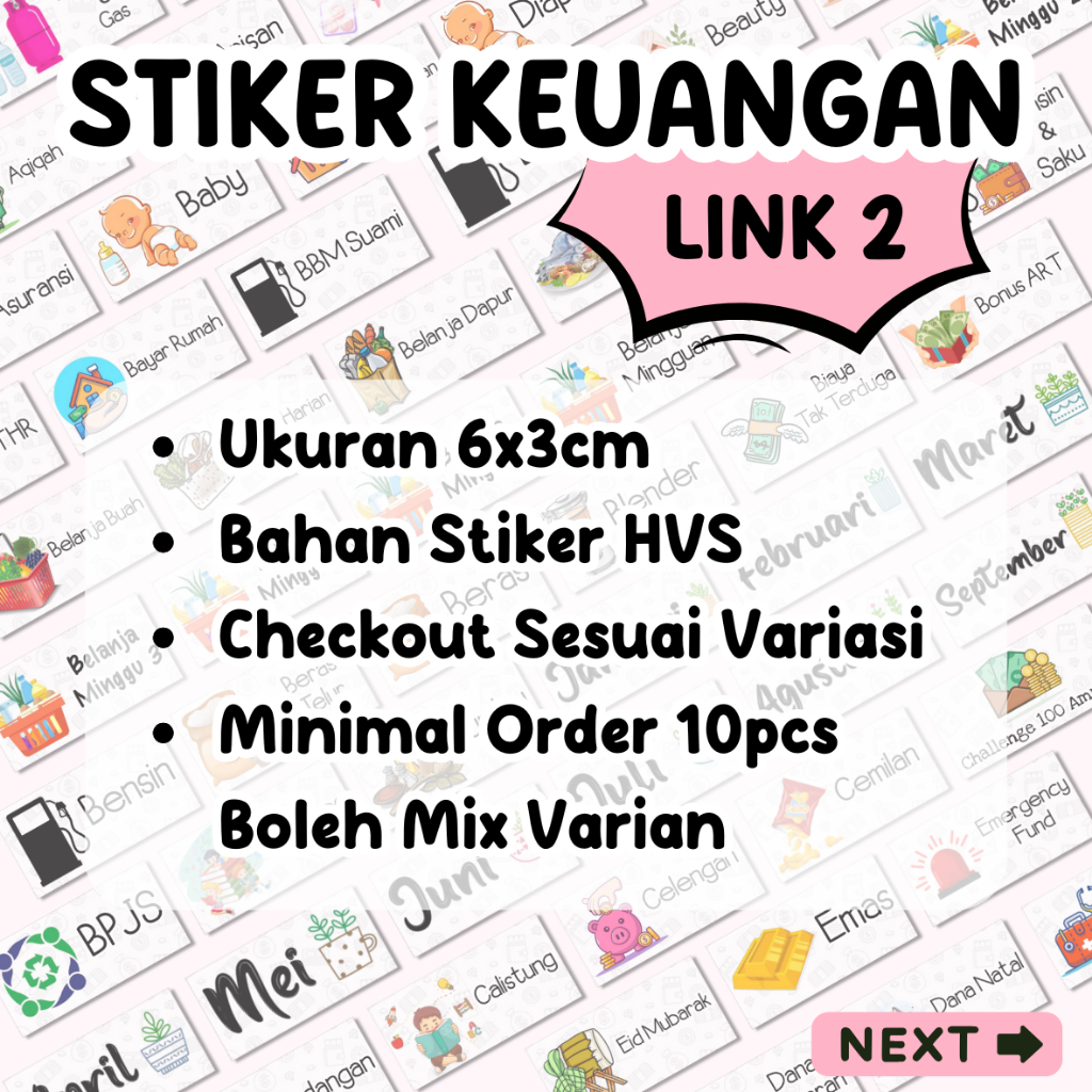

STIKER DOMPET KEUANGAN LINK 2 STIKER BUDGETING STIKER PENGATUR KEUANGAN STIKER DOMPET DISIPLIN