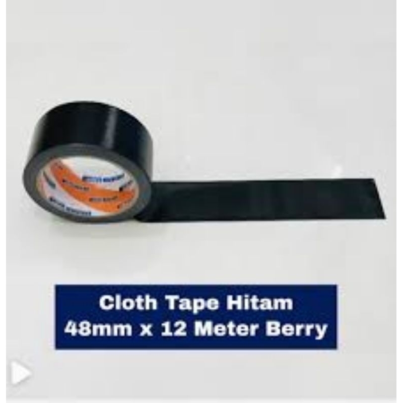 

Lakban Kain / Cloth Tape 48mm x 12 Meter - 1 Roll (Satuan) - Berry