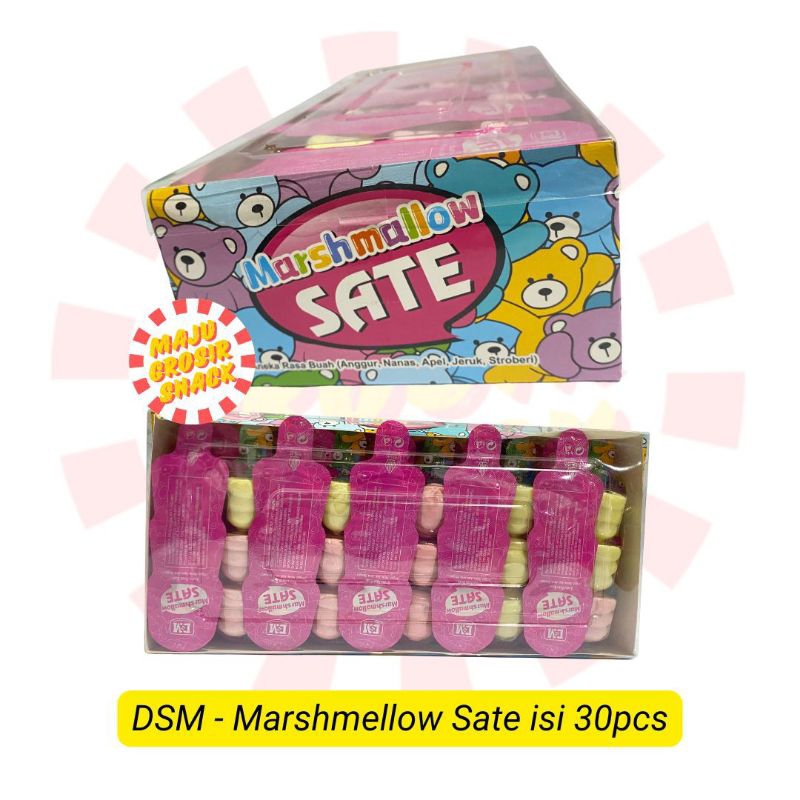 

Permen Marshmallow sate DSM isi 30pcs