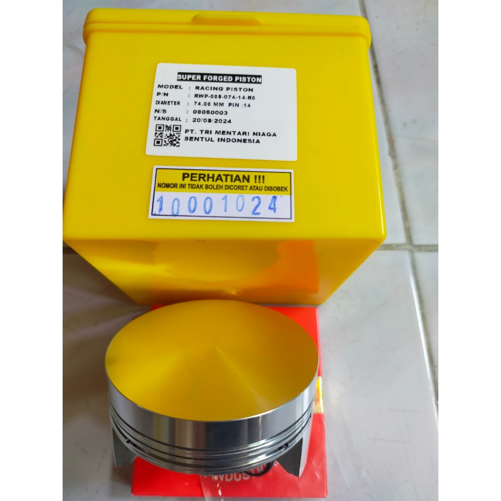 Piston Forged BRT 74 Pin 14 super forged piston