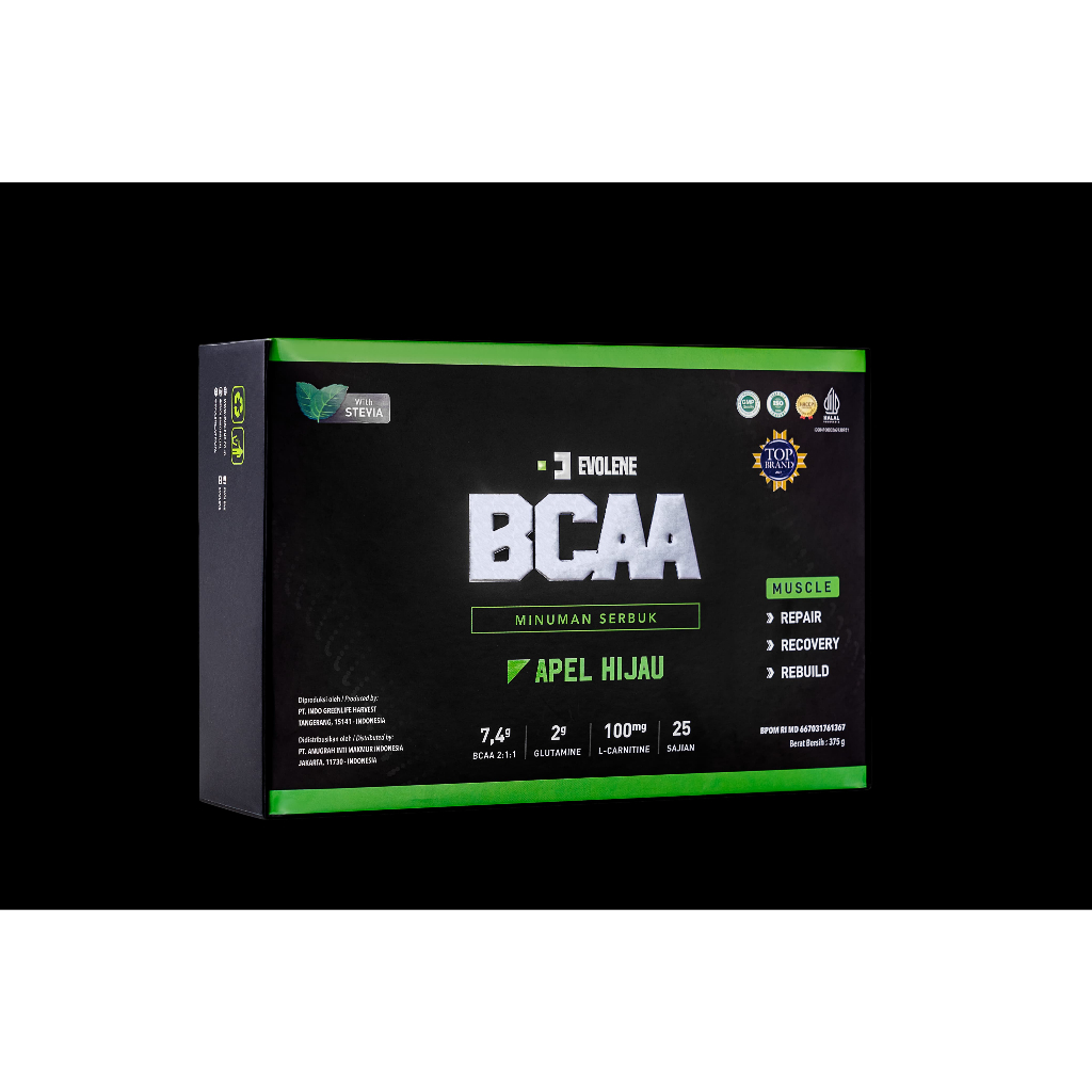 Evolene ~ BCAA Green Apple 25 Sajian