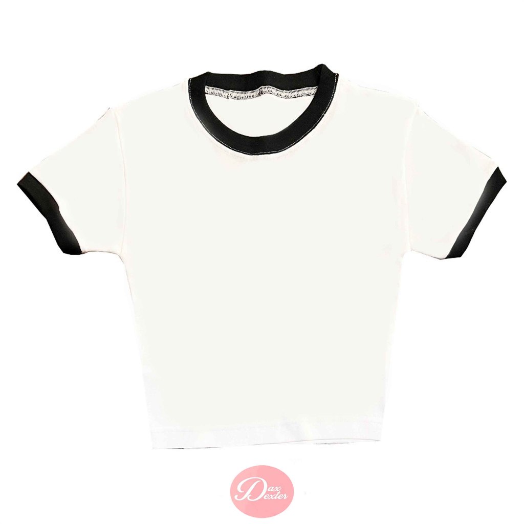 baby tee ringer polos y2k crop tee