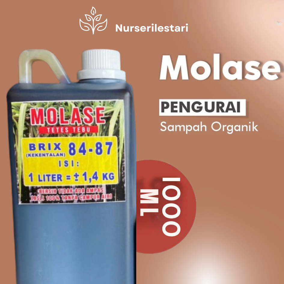 Molase Tetes Tebu 1 Liter Pupuk Organik