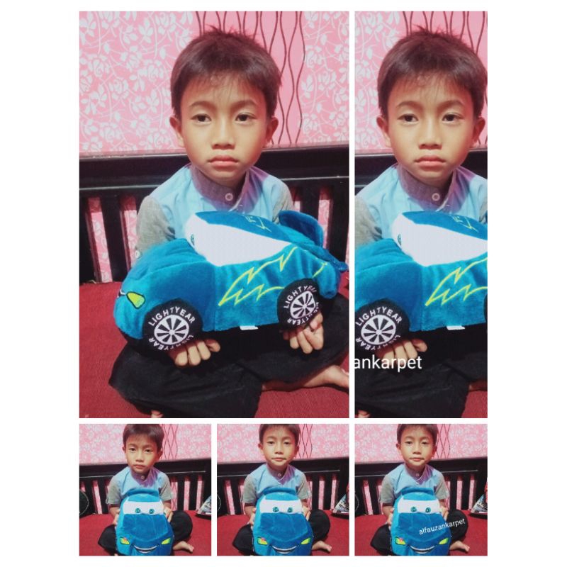 boneka mobill Cars size L mcqueen