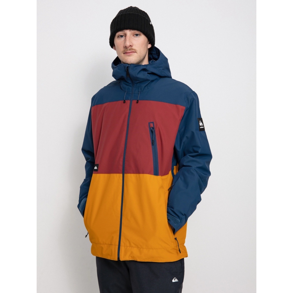 Quiksilver Mens Quiksilver Sycamore Snowboard Jacket blue Quicksilver Puffer windproof anti angin an