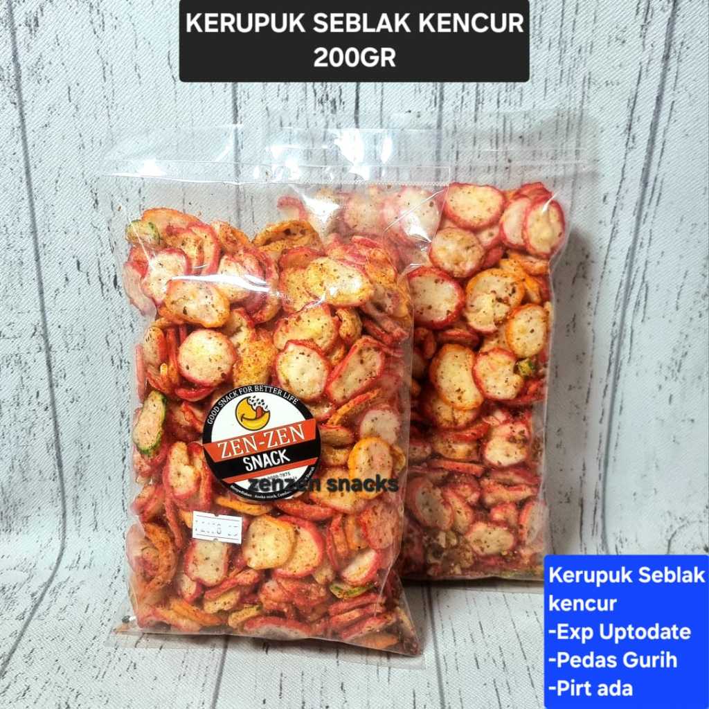 

KERUPUK SEBLAK KENCUR MINI 200GR