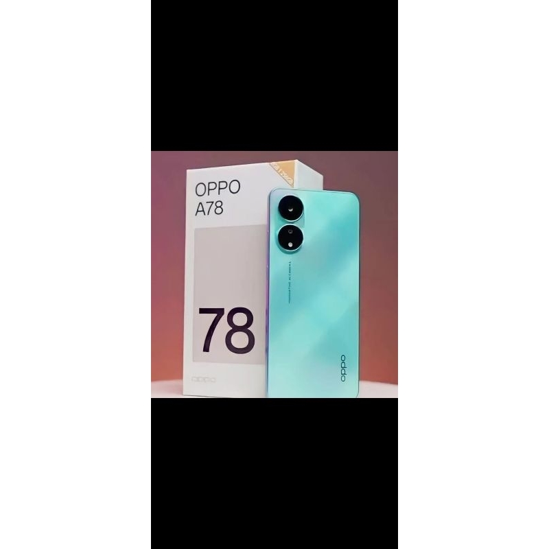 OPPO A78 4G RAM 8+8/256 GB BARU